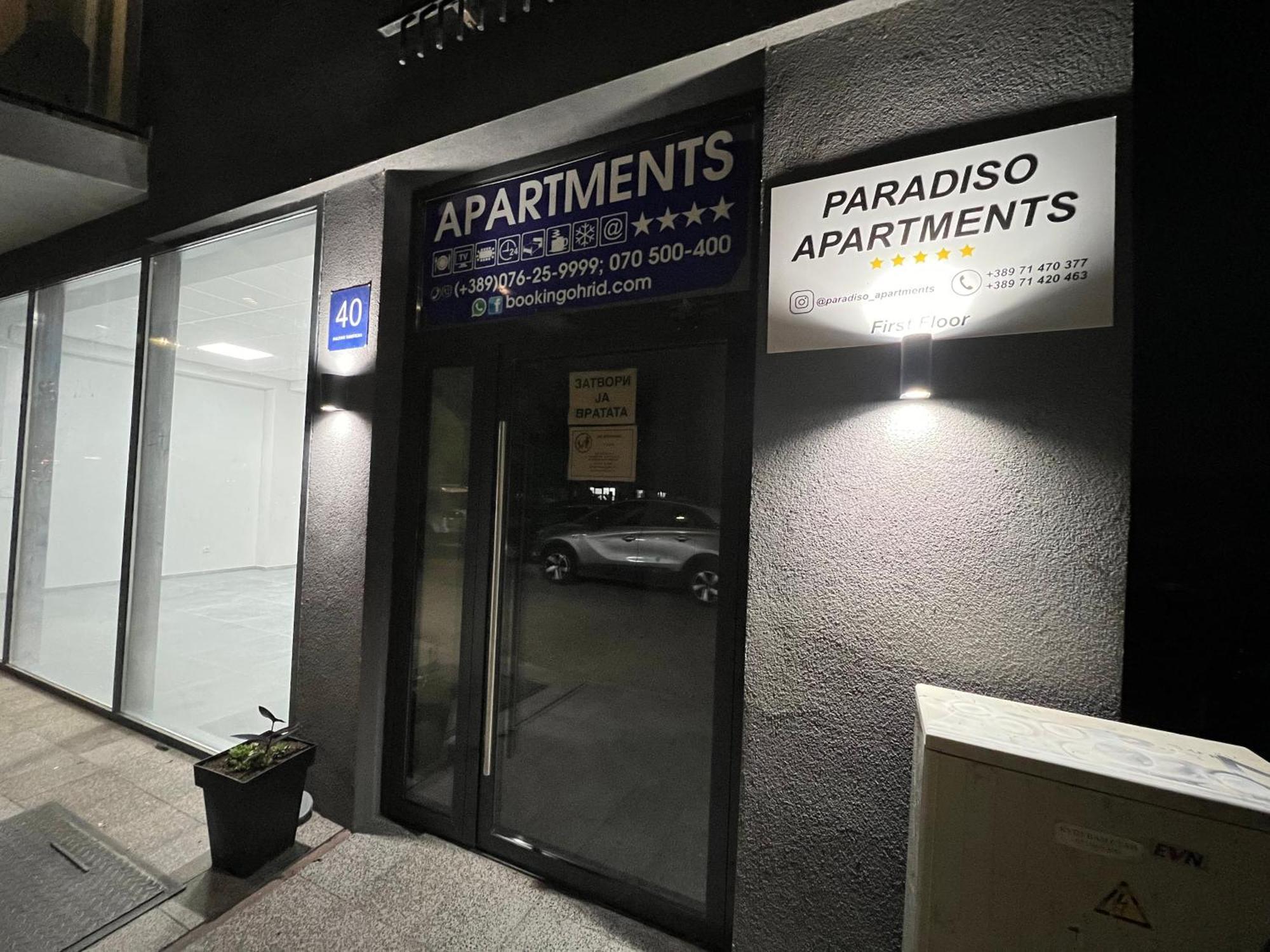 Paradiso Apartments City Center Ohrid Bagian luar foto
